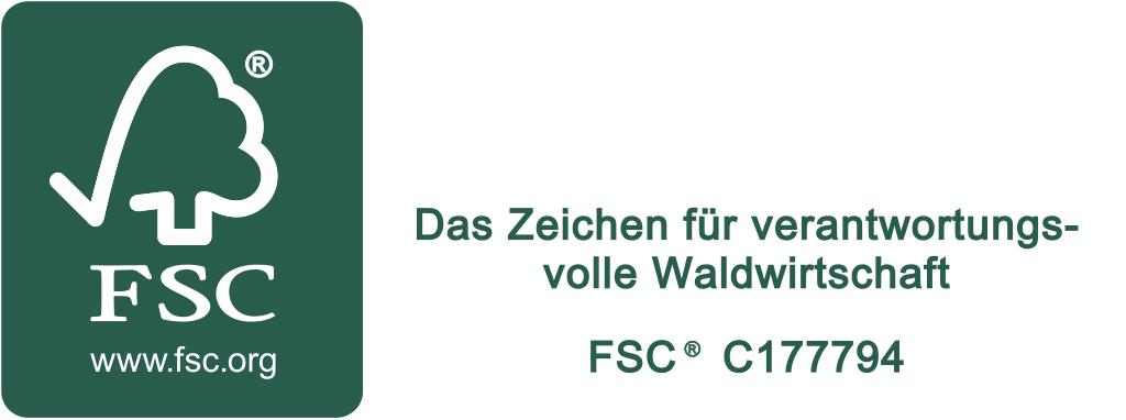 Logo für FSC Zertifizierung